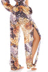 Luli Fama Skins SPLIT SIDE WIDE LEG PANT